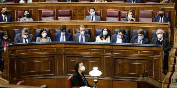 Diputados del PP en el hemiciclo durante la moción de censura | Foto: CONGRESO DE LOS DIPUTADOS