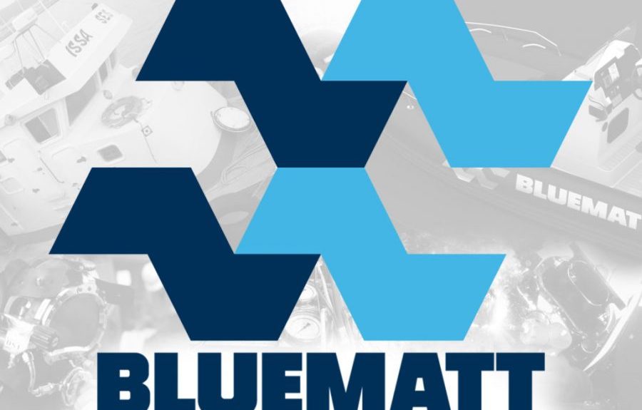 Logotipo de la nueva empresa Bluematt | ACOSTA SUB