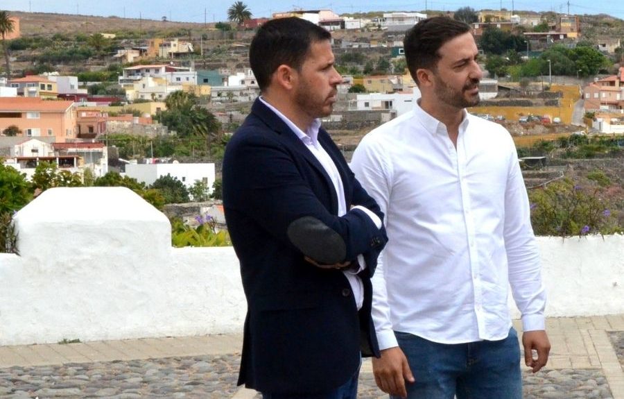 Héctor Suárez y Juan Antonio Peña (derecha) en junio de 2019 | Foto: Ciuca