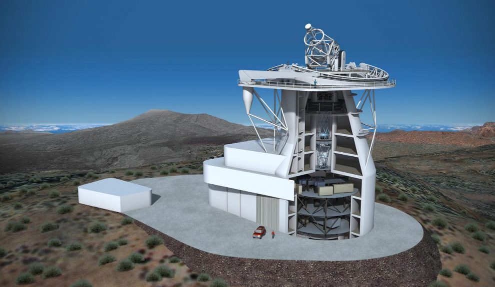 Infografía del telescopio solar europeo | GABRIEL PÉREZ DÍAZ-IAC