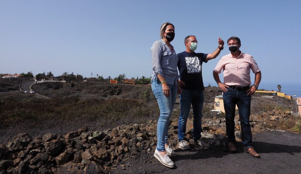 Alicia Vanoostende visita parcelas agrícolas afectadas por el incendio en El Paso y Los Llanos de Aridane el pasado agosto | CONSEJERÍA DE AGRICULTURA DEL GOBIERNO DE CANARIAS