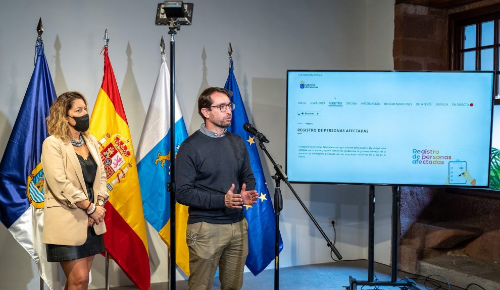 Presentación de la página infovolcanlapalma.org | Foto: Gobierno de Canarias