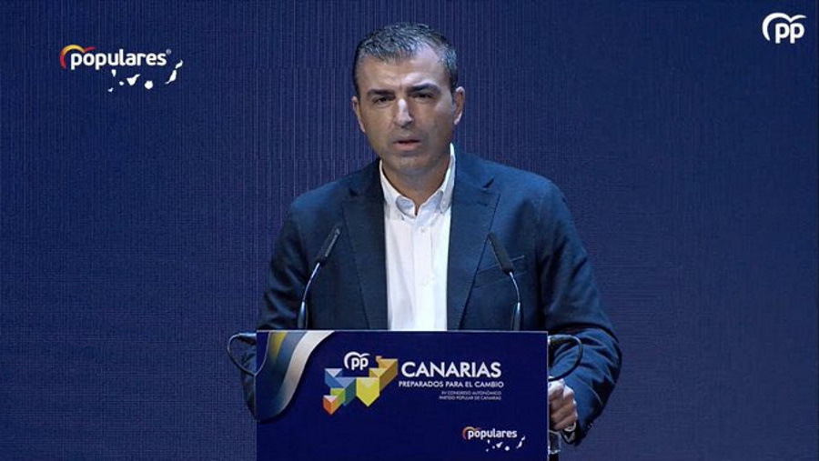 Manuel Domínguez, presidente del PP de Canarias