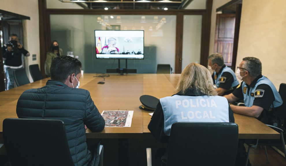 Reunión de la junta de seguridad del Ayuntamiento de La Laguna