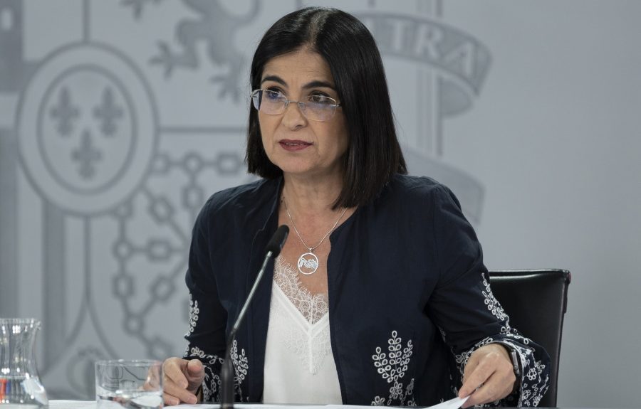 La ministra Carolina Darias en rueda de prensa tras el consejo de ministros