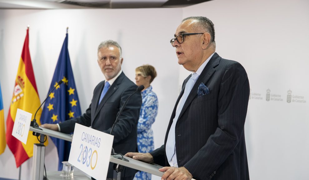 José Carlos Francisco en su toma de posesión en el CES | Foto: Gobierno de Canarias