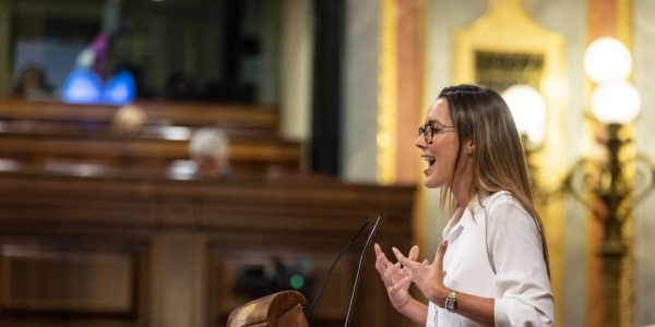 María Fernández en una intervención en el Congreso de los Diputados | Foto: CC