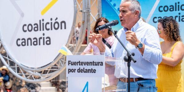 Mario Cabrera en un acto electoral de Coalición Canaria | Foto: CC