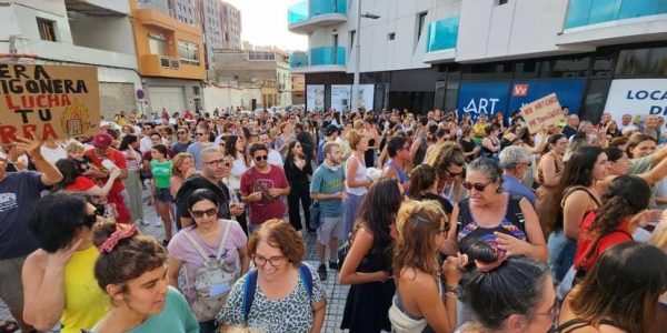 Manifestación de vecinos de Guanarteme | Foto: Facebook