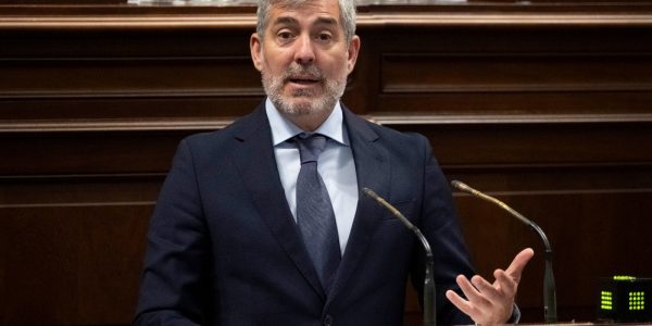 Fernando Clavijo durante el discurso de investidura de la legislatura | Foto: CC