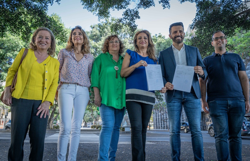 Miembros de Coalición Canaria registran sus candidaturas para las elecciones generales del 23-J | Foto: CC