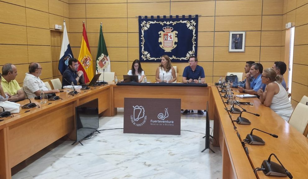 Reunión del consejo de gobierno del Cabildo de Fuerteventura