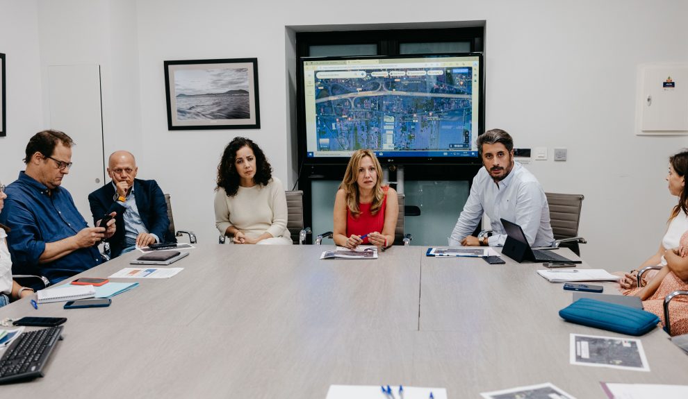 Momento de la reunión entre el Cabildo de Tenerife y el Ayuntamiento de La Laguna | Foto: Cabildo de Tenerife