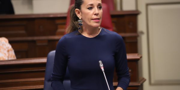 Jessica de León en una comparecencia parlamentaria | Foto: Parcan