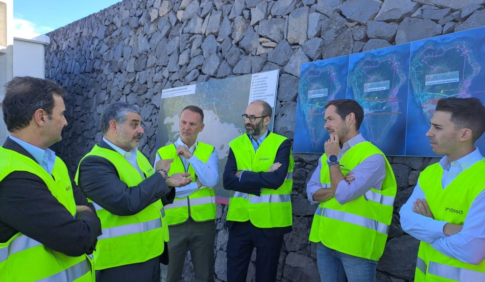 Presentación del estado de las oreas del nuevo anillado eléctrico de La Palma | Foto: Endesa