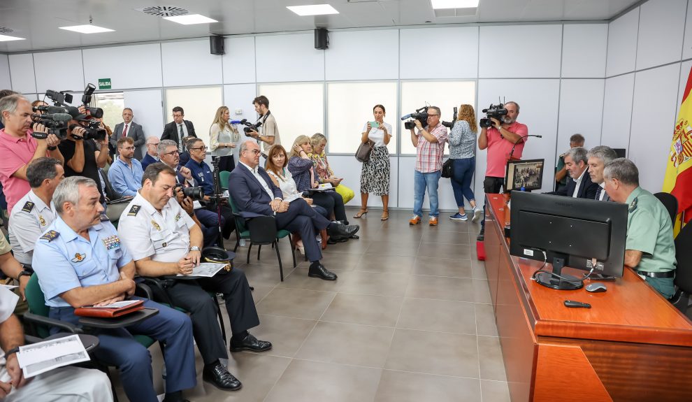 Reunión de coordinación sobre la crisis migratoria en octubre de 2023 | Foto: Gobierno de Canarias