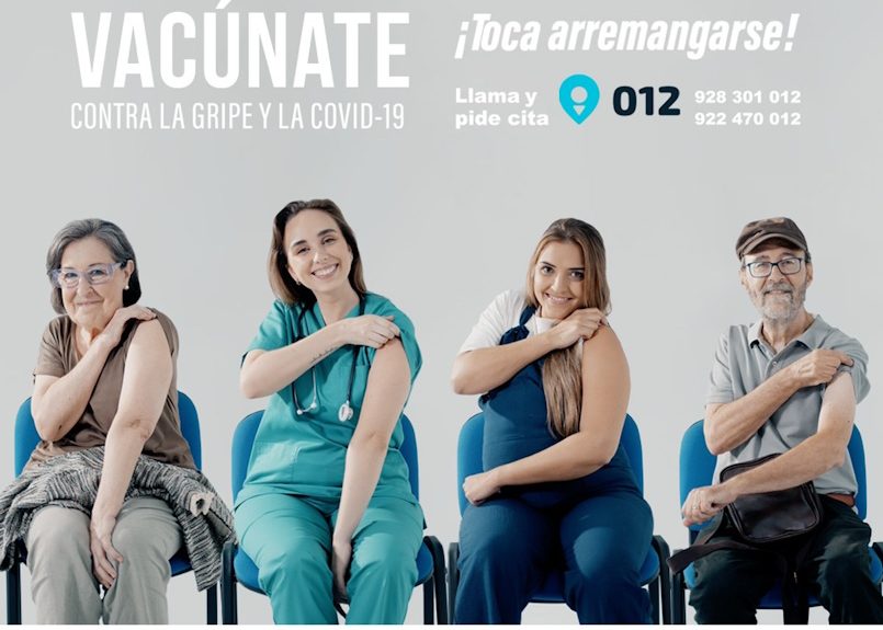 Campaña de vacunación del Gobierno de Canarias