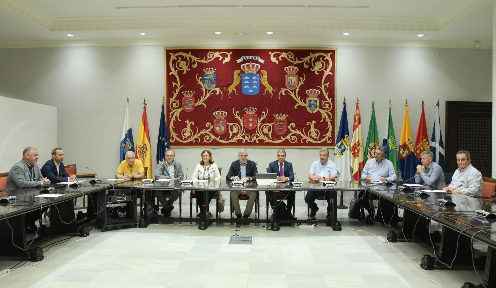 Encuentro de Fernando Clavijo y Narvay Quintero con las porganizaciones agrarias | Foto: Gobierno de Canarias - ACFI