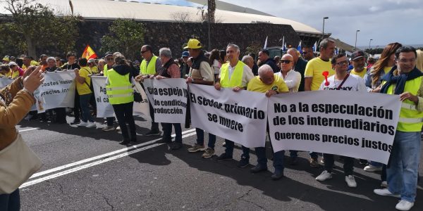 Protesta de los agricultores de La Palma | Foto: Aspa