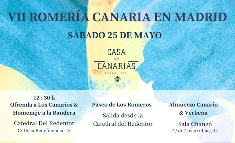 Programa de actividades de la Casa de Canarias en Madrid