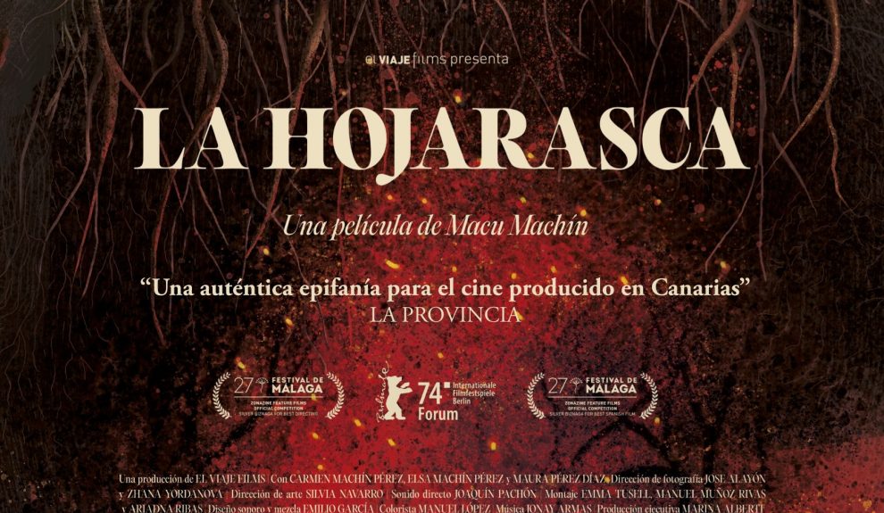 Cartel de 'La hojarasca'