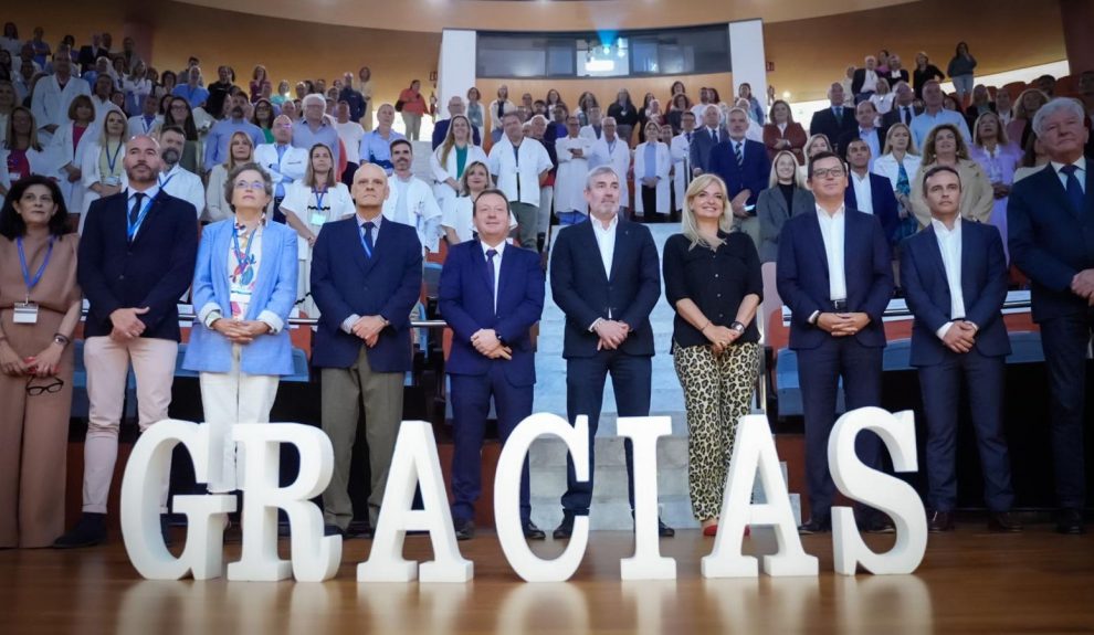 Foto de familia del Hospital de Gran Canaria Doctor Negrín | Foto: Gobierno de Canarias