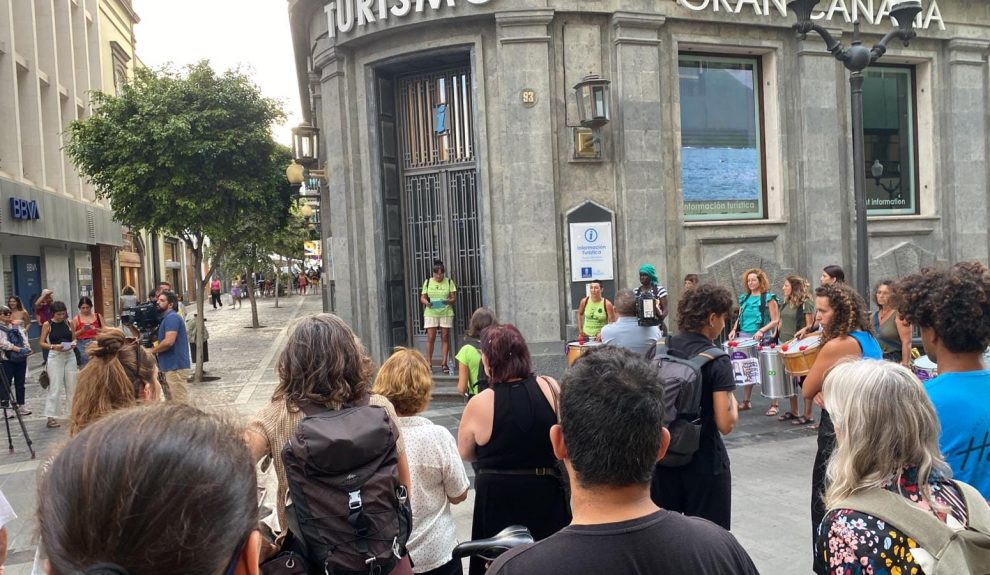 Protestas de las kellys en Gran Canaria | Foto: Marcia Díaz