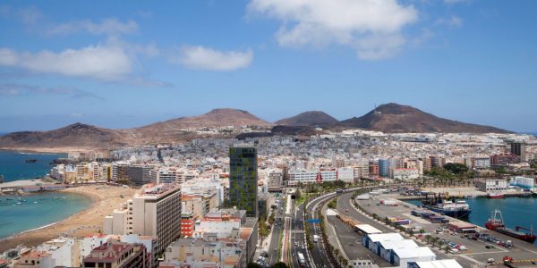 Vista aérea de Las Palmas de Gran Canaria | Foto: Turismo de Las Palmas de Gran Canaria