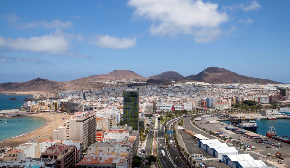 Vista aérea de Las Palmas de Gran Canaria | Foto: Turismo de Las Palmas de Gran Canaria