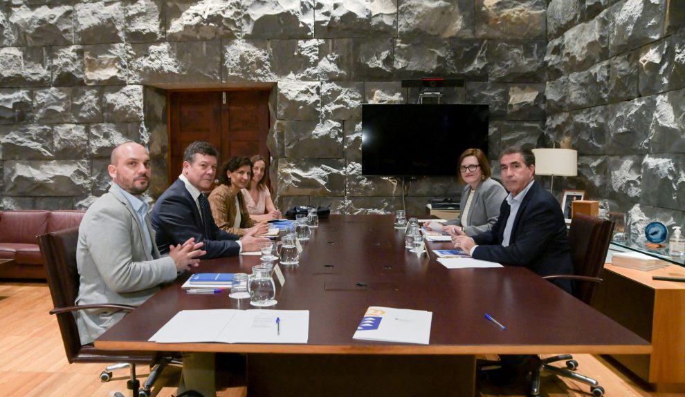 Reunión entre el Gobierno de Canarias y representantes de ACNUR | Foto: Gobierno de Canarias