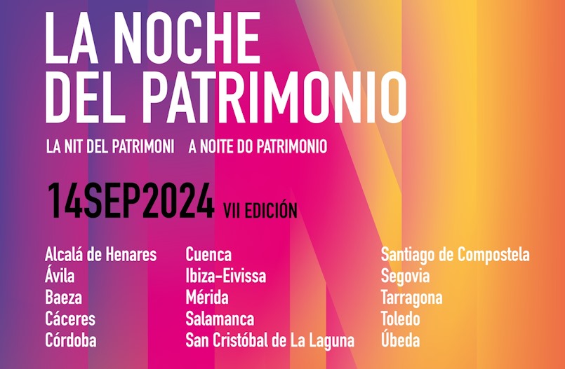 Cartel de La Noche del Patrimonio de La Laguna