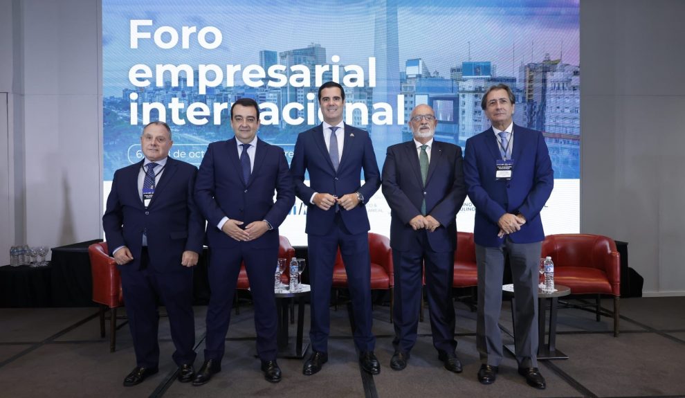 Gustavo González de Vega en la 51 Asamblea de AICO | Foto: Gobierno de Canarias