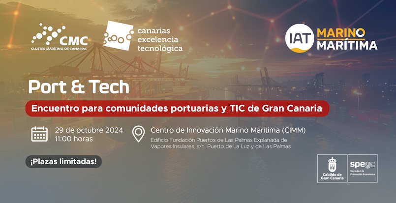 Cartel del encuentro ‘Port&Tech’