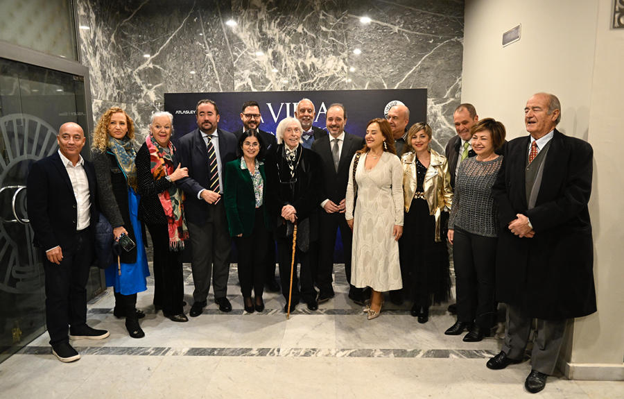 Presentación del documental sobre Pepe Dámaso 'La vida en lienzo' | Foto: Ayuntamiento de Las Palmas de Gran Canaria