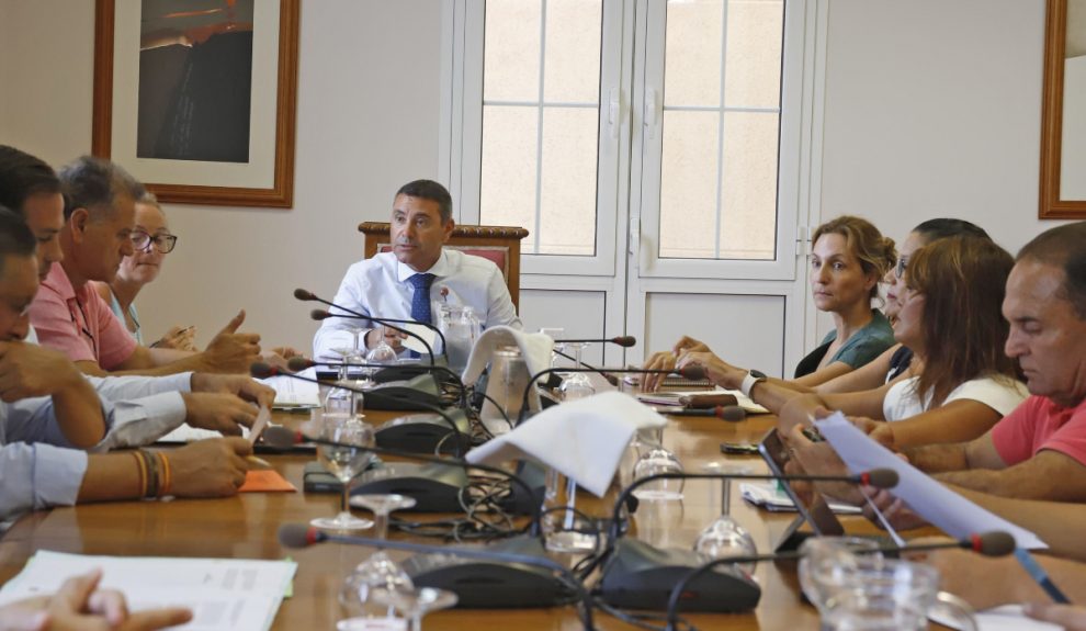 Reunión del Consorcio de Aguas de Lanzarote | Foto: Cabildo de Lanzarote