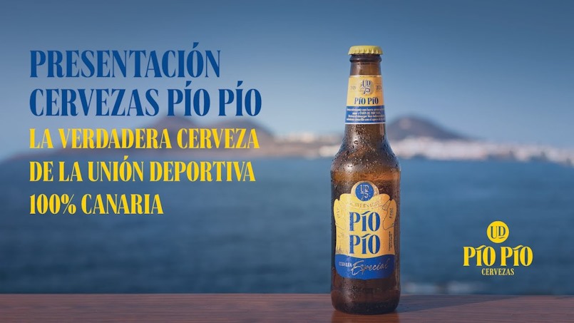 Cervezas Pío Pío | Foto: UD Las Palmas